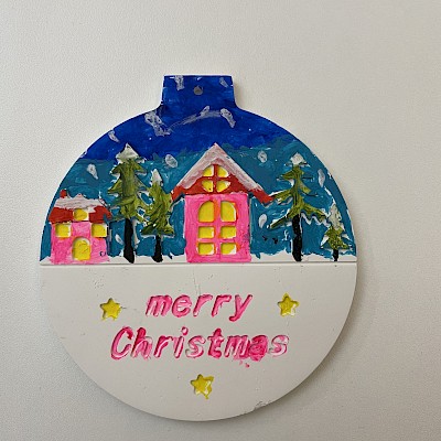 Gestaltetes Kunstwerk (Privataufnahme)