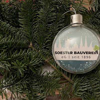 Weihnachtskugeln der Soester Bauverein eG (Privataufnahme)